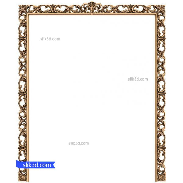 Victorian Elegance Frame 3D STL Model for CNC Victorian Elegance Frame 3D STL Model for CNC