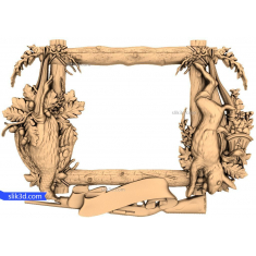 Rustic Woodland Frame
