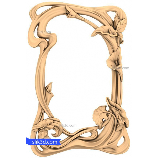 Frame "Frame #328" | STL - 3D model for CNC