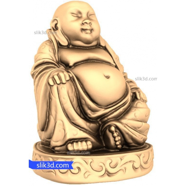 Figurine "Buddha" | STL - 3D model for CNC