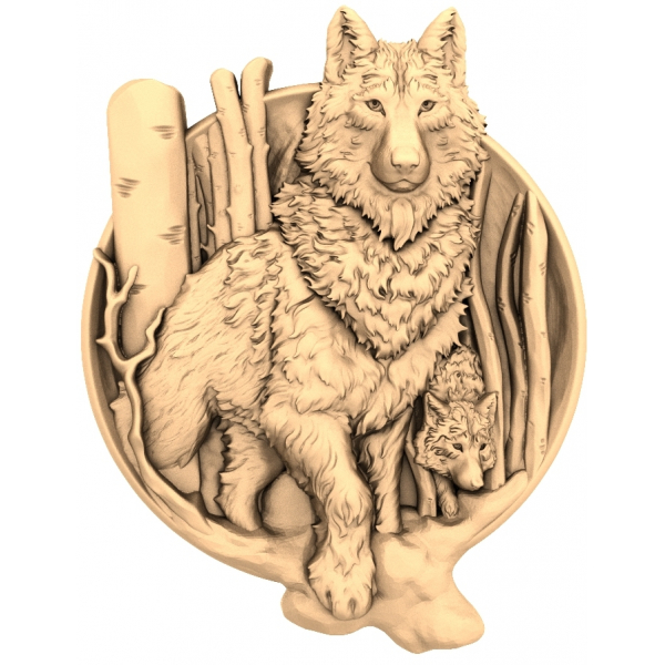 Guardians of the Forest 3D STL Model for CNC Guardians of the Forest 3D STL Model for CNC
