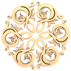 Floral Spiral Mandala
