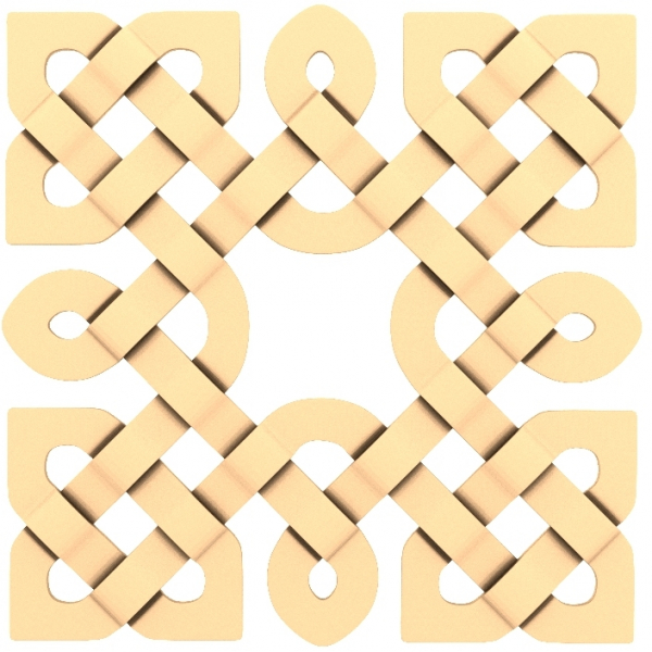 Celtic Knot Elegance 3D CNC Model Celtic Knot Elegance 3D CNC Model