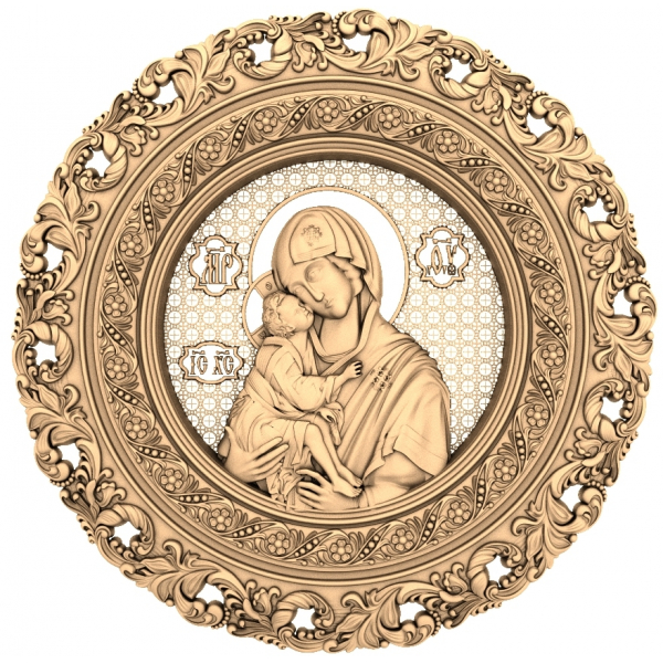 Tender Embrace Icon 3D STL model pro CNC Tender Embrace Icon 3D STL model pro CNC