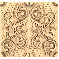 Ornate Flourish Panel
