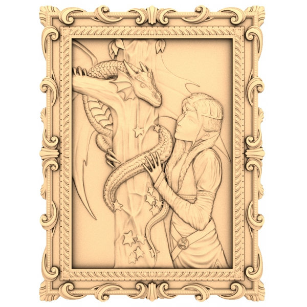 Strážce dračího háje 3D STL model Strážce dračího háje 3D STL model
