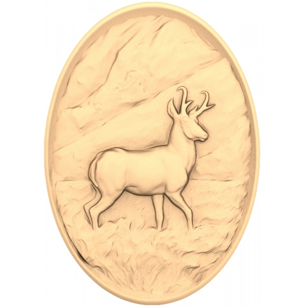 Majestic Deer Relief 3D STL líkan fyrir CNC Majestic Deer Relief 3D STL líkan fyrir CNC