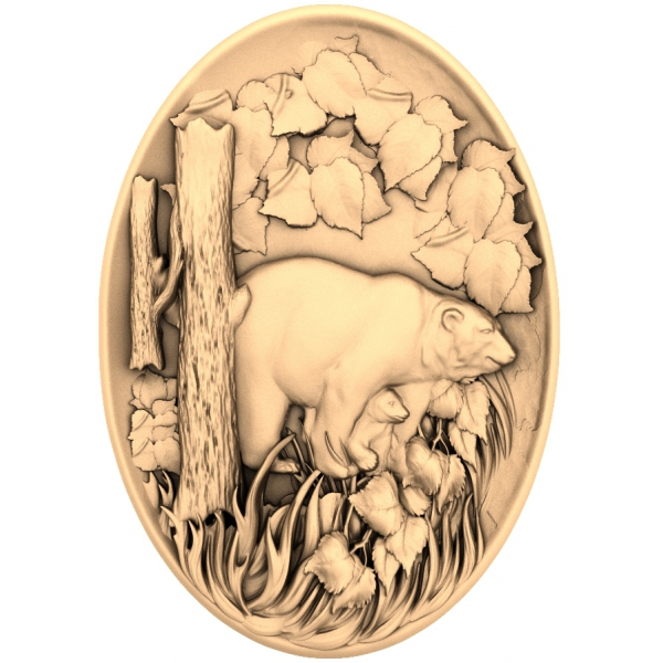 CNC 및 목공용 Bear's Haven 3D STL 모델 CNC 및 목공용 Bear's Haven 3D STL 모델