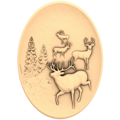 Majestic Stag Relief