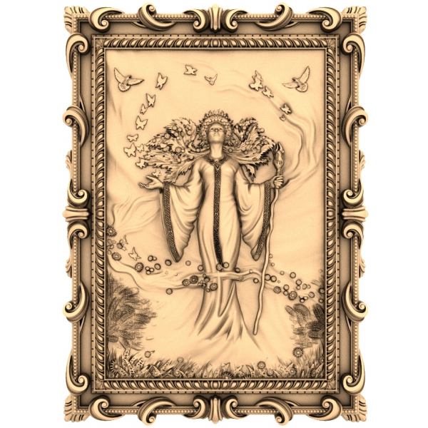 Goddess of Nature 3D STL Model Goddess of Nature 3D STL Model