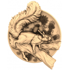 Woodland Squirrel Relief