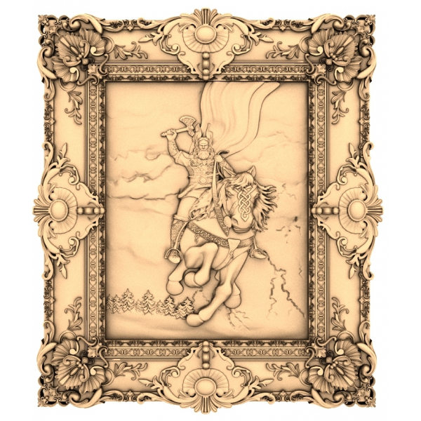 Model 3D STL The Warrior's Charge dla CNC Model 3D STL The Warrior's Charge dla CNC
