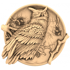 Majestic Owl Relief