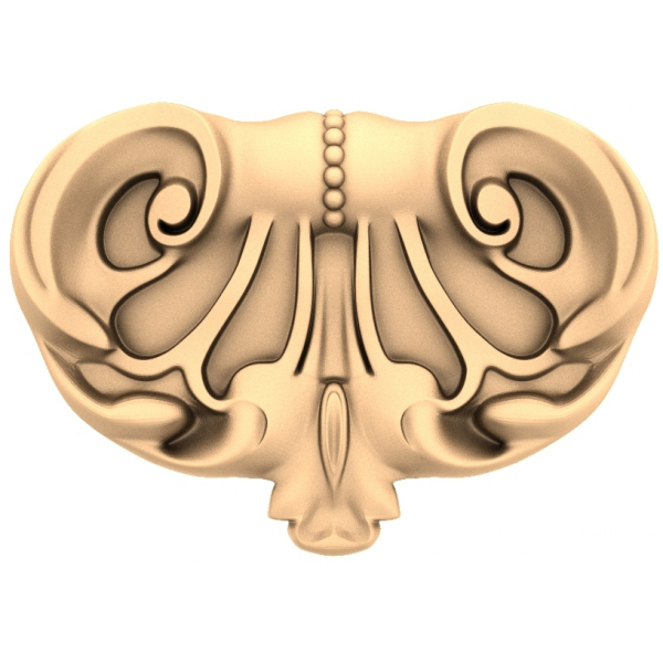 Elegante modello STL 3D di ornamento di acanto Elegante modello STL 3D di ornamento di acanto