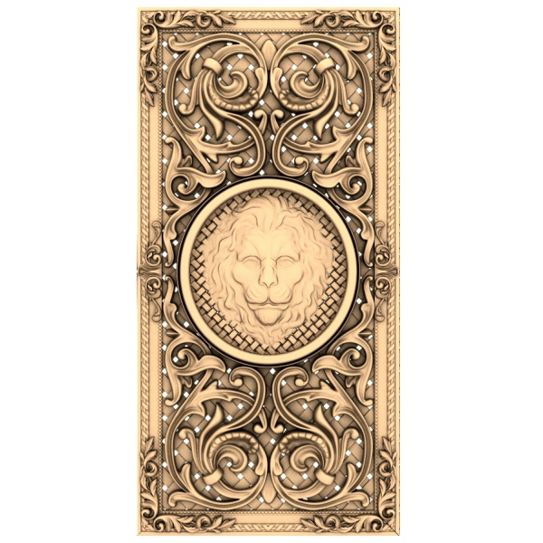 Pannello Majestic Lion per CNC e stampa 3D Pannello Majestic Lion per CNC e stampa 3D