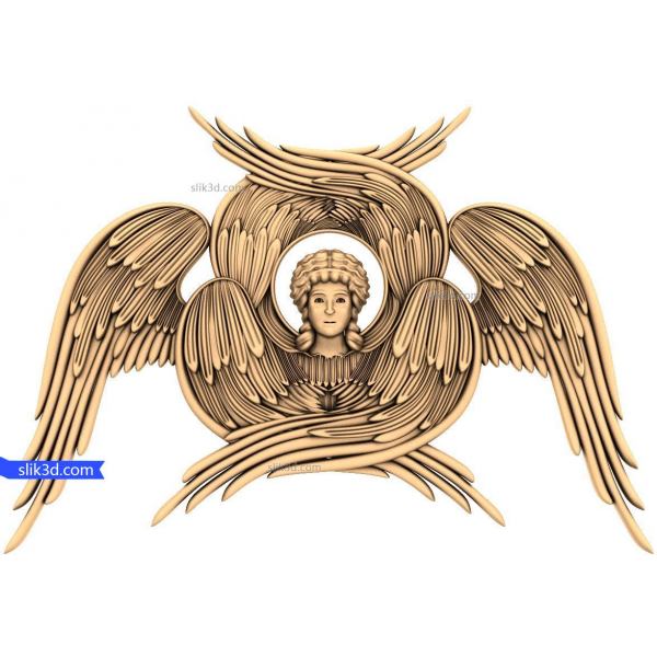 Heavenly Seraphim Wings 3D STL Model