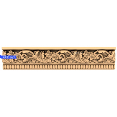 Cornice thanh lịch hoa