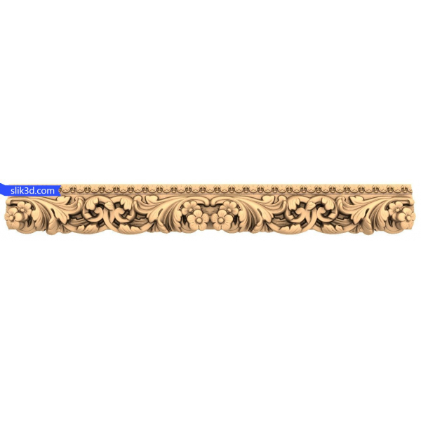 Barokowa Elegancja Kwiatowa 3D Model STL dla CNC Barokowa Elegancja Kwiatowa 3D Model STL dla CNC