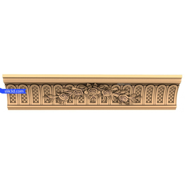 Rosa Elegante 3D STL Model for CNC