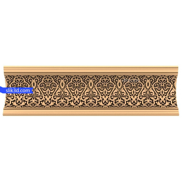 Modello 3D di eleganza ornamentale a traliccio per CNC