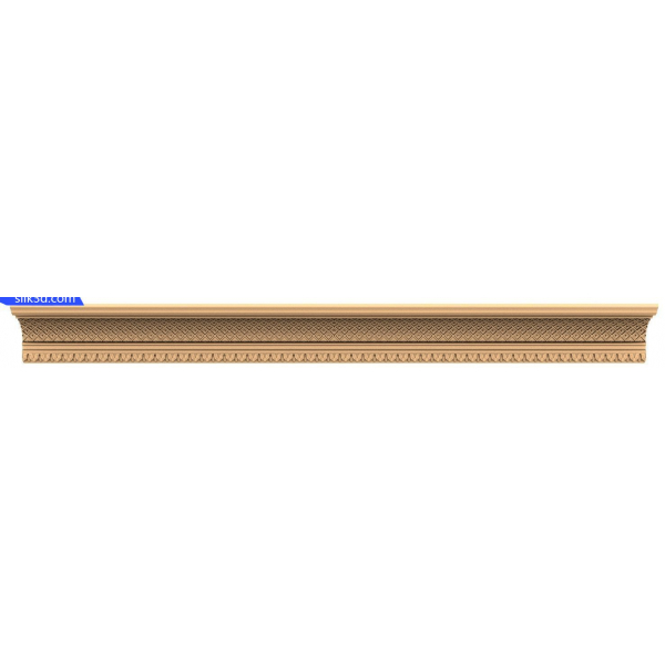 Architectural Elegance Cornice STL Model for CNC Architectural Elegance Cornice STL Model for CNC