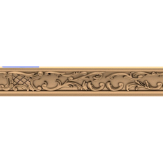 Ornamental Flourish Panel