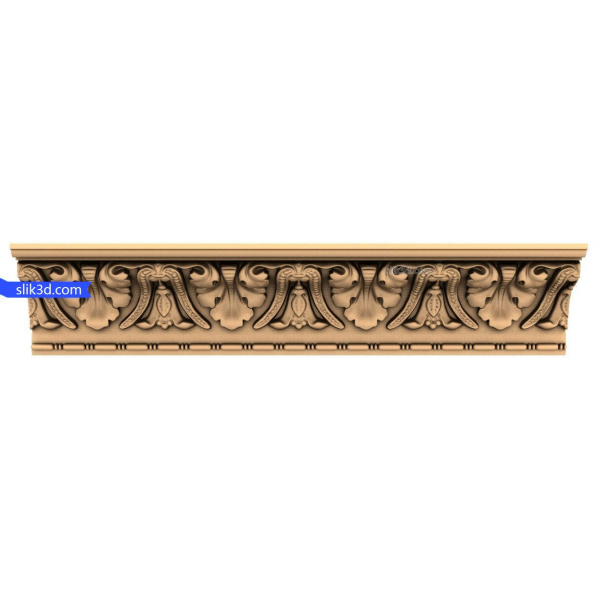 Acanthus Elegance 3D Model for CNC and 3D Printing Acanthus Elegance 3D Model for CNC and 3D Printing