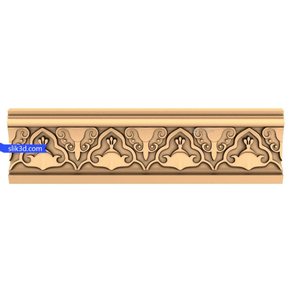 Elegant Whisper Decorative 3D STL Model for CNC Elegant Whisper Decorative 3D STL Model for CNC