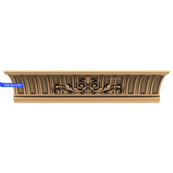 Majestic Twist Cornice 3D STL File for CNC Majestic Twist Cornice 3D STL File for CNC