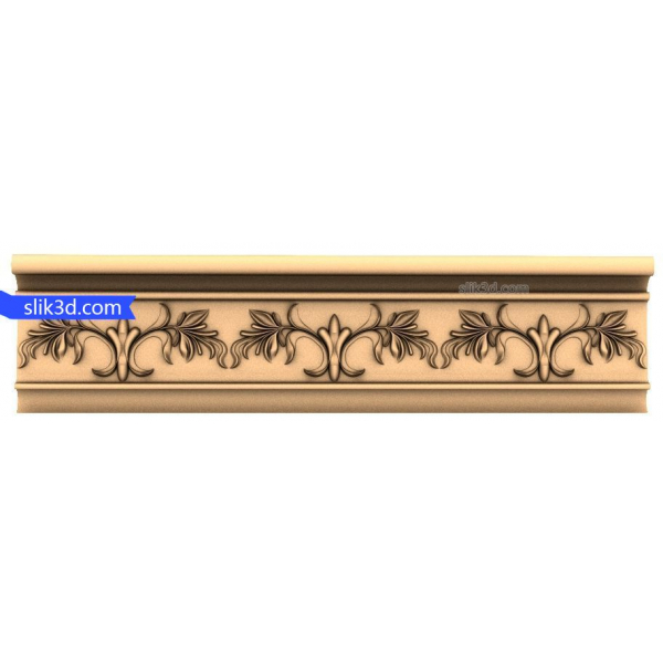 Baroque Elegance Molding - 3D STL Model for CNC Baroque Elegance Molding - 3D STL Model for CNC