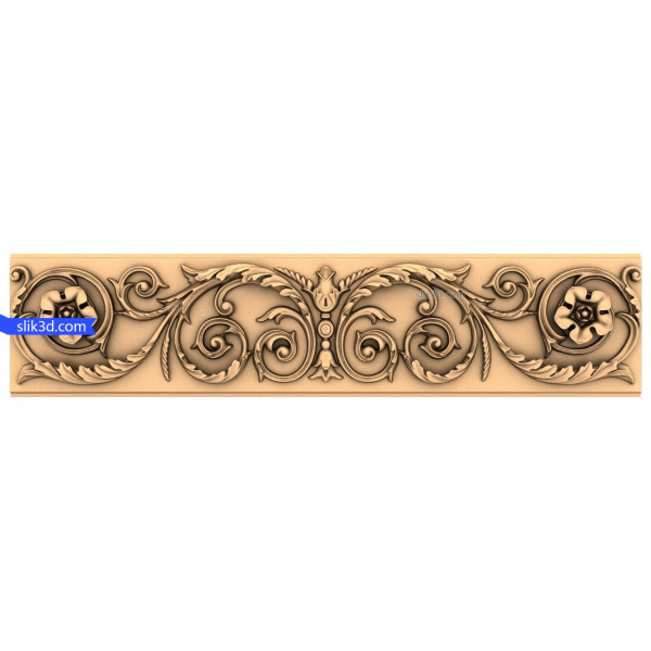 Floral Harmony Panel - 3D STL Model for CNC Floral Harmony Panel - 3D STL Model for CNC