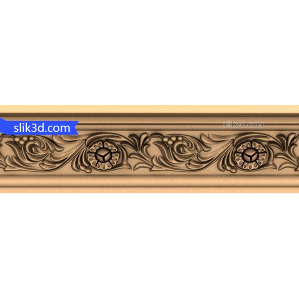 Floral Elegance 3D STL Model for CNC and 3D Printing Floral Elegance 3D STL Model for CNC and 3D Printing