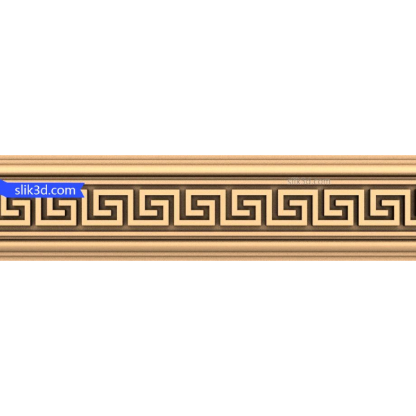 Hellenic Labyrinth 3D STL Model til CNC Router