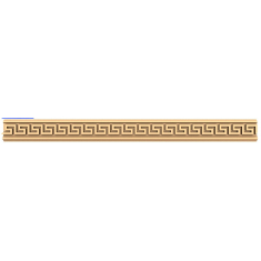 Bordure de méandre grecque classique