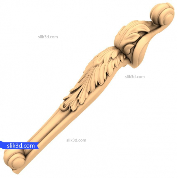 Scroll Elegance Capitel STL Model עבור CNC Scroll Elegance Capitel STL Model עבור CNC