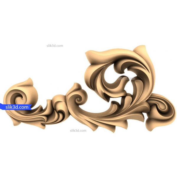 Baroque Elegance 3D Model for CNC Baroque Elegance 3D Model for CNC