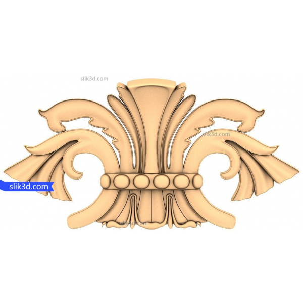 Floral Elegance 3D STL Model for CNC Routers