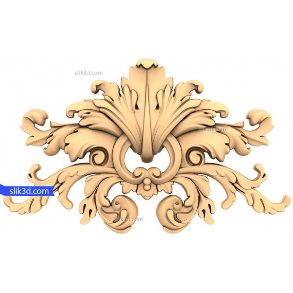 Baroque Elegance 3D STL Model for CNC Baroque Elegance 3D STL Model for CNC