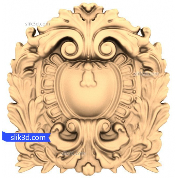 Regal Flourish 3D STL โมเดลสำหรับ CNC Regal Flourish 3D STL โมเดลสำหรับ CNC