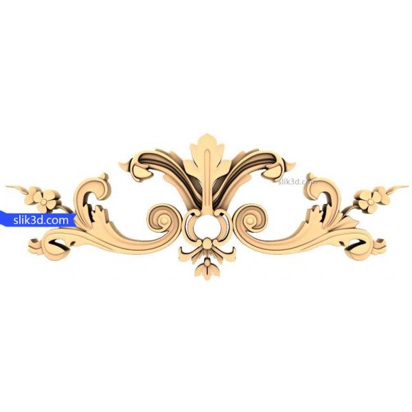 Ozdobný 3D model Elegance pro CNC a 3D tisk Ozdobný 3D model Elegance pro CNC a 3D tisk