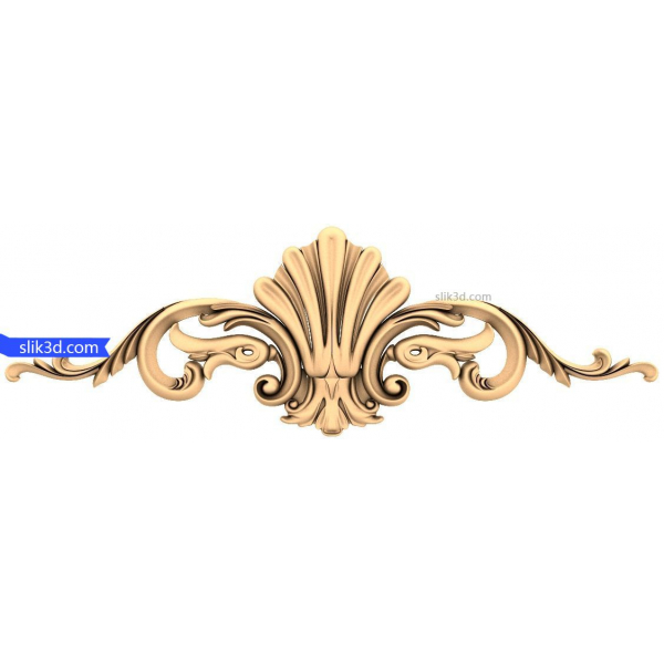 شاندار Acanthus Leaf 3D STL ماڈل شاندار Acanthus Leaf 3D STL ماڈل