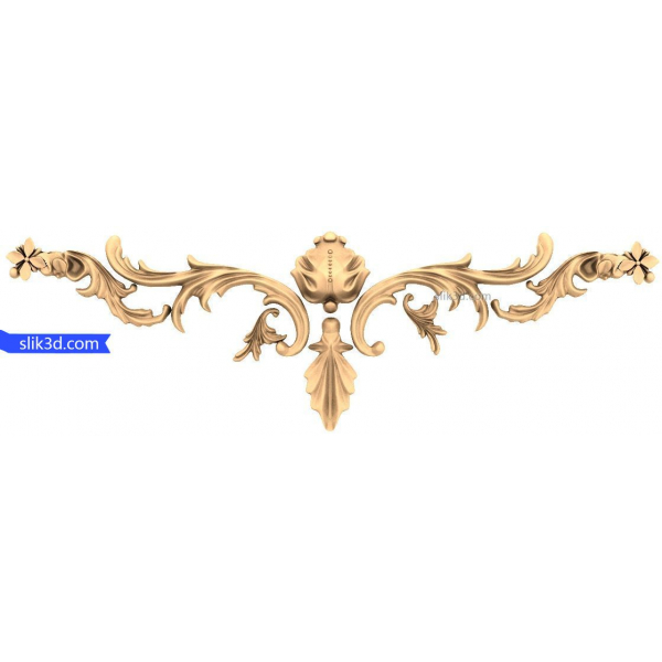 ແບບ 3D Elegant Flourish Decor STL ສໍາລັບ CNC ແບບ 3D Elegant Flourish Decor STL ສໍາລັບ CNC