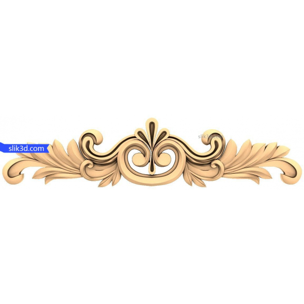 Floral Elegance 3D STL Model for CNC