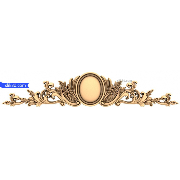 Majestic Flourish Plaque 3D STL Model for CNC Majestic Flourish Plaque 3D STL Model for CNC