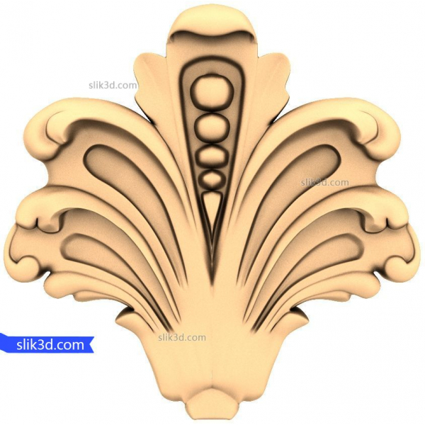 Mfano wa Acanthus 3D STL unaostawi kwa CNC Mfano wa Acanthus 3D STL unaostawi kwa CNC
