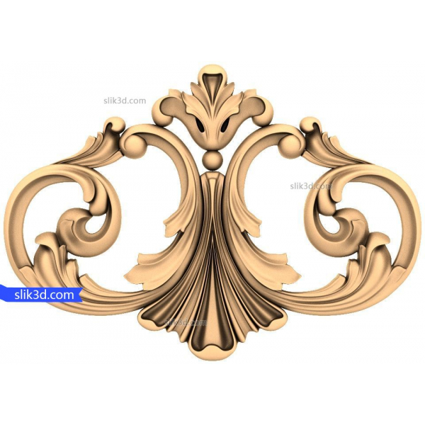 Baroque Elegance 3D STL Model for CNC Baroque Elegance 3D STL Model for CNC