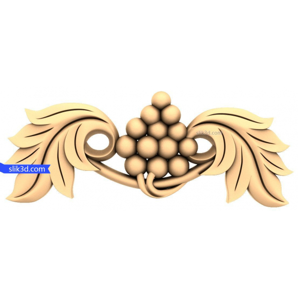 Vine Elegance 3D STL Model for CNC Machines