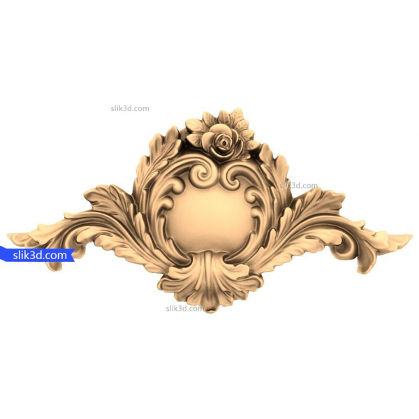 Floral Elegance Medallion 3D STL Model Floral Elegance Medallion 3D STL Model