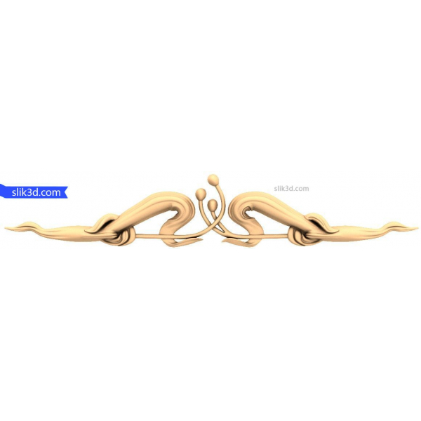 Floral Elegance 3D STL model pro CNC Floral Elegance 3D STL model pro CNC