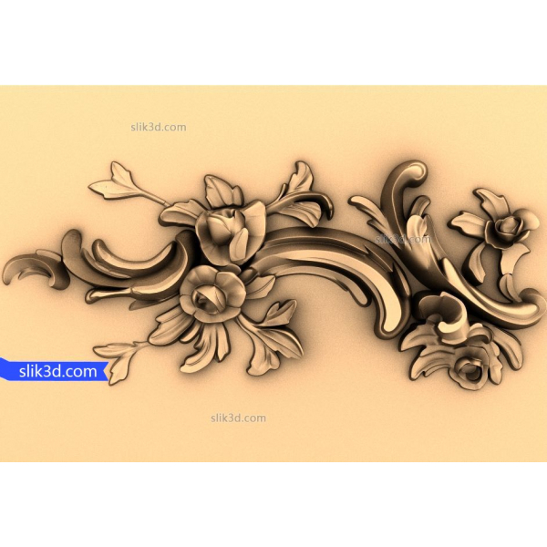 แบบจำลอง 3D STL ของ Floral Elegance สำหรับเราเตอร์ CNC แบบจำลอง 3D STL ของ Floral Elegance สำหรับเราเตอร์ CNC